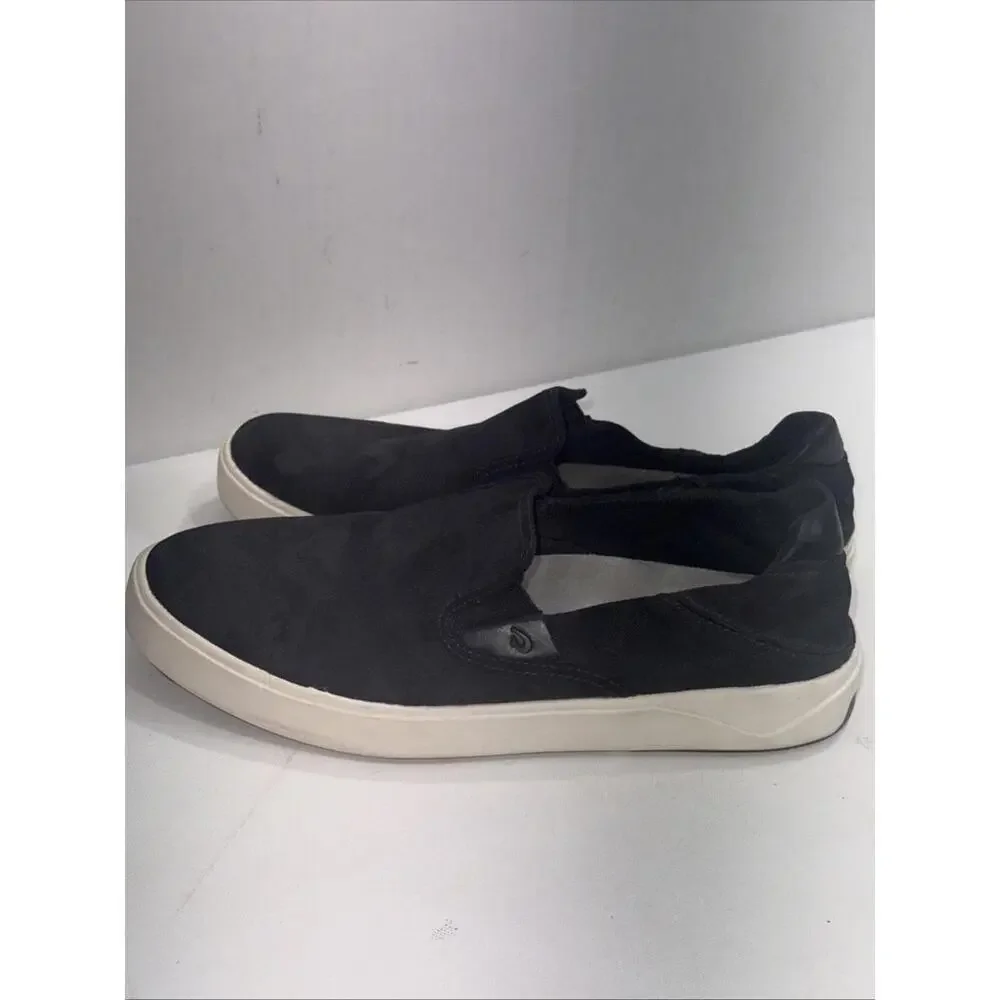OluKai Lae'Ahi Pa'I Lava Rock Ke‎ Au Gray Camo Mens Slip On Shoes Sneakers 8.5